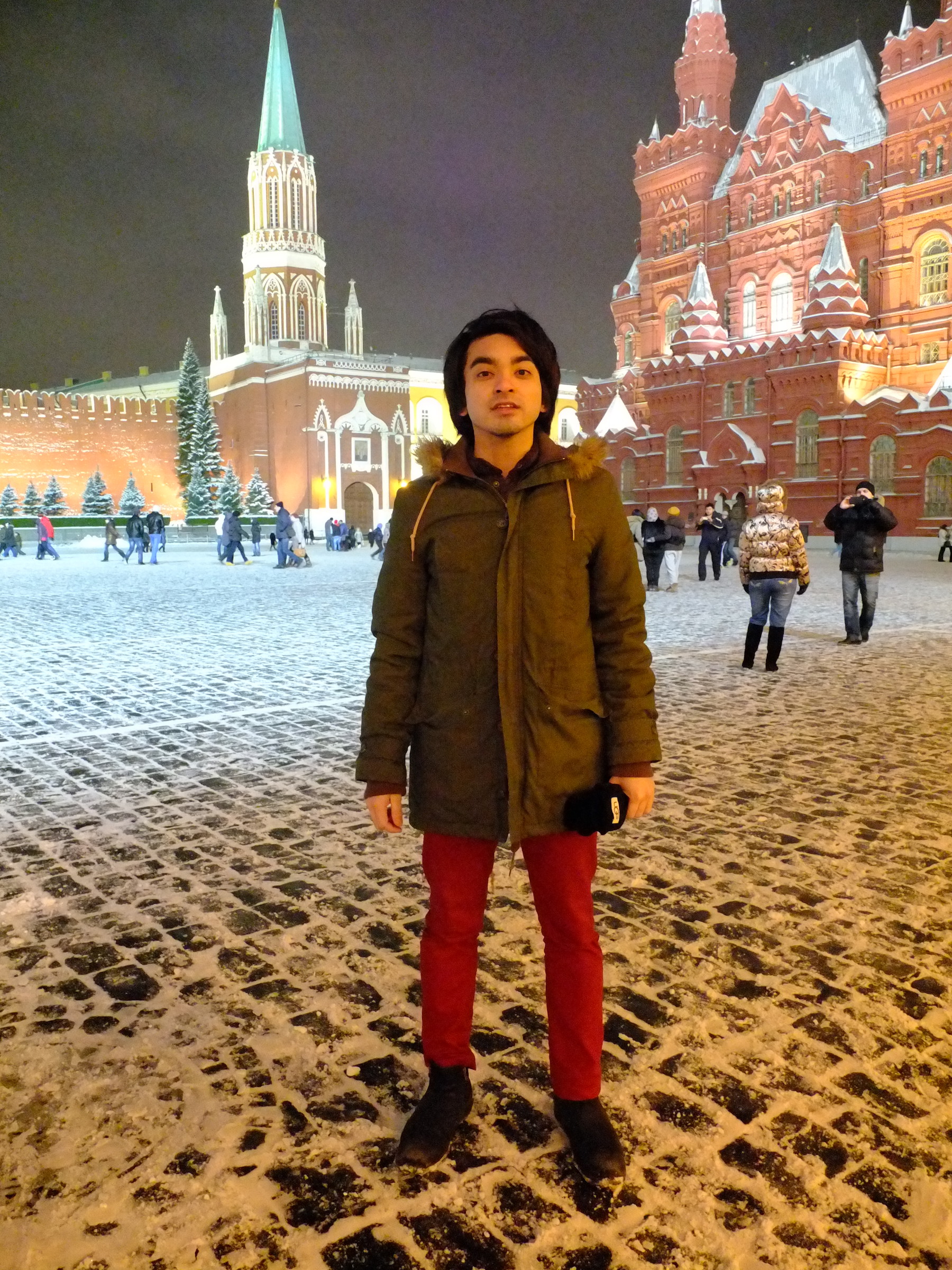 Red Square on a winter's night