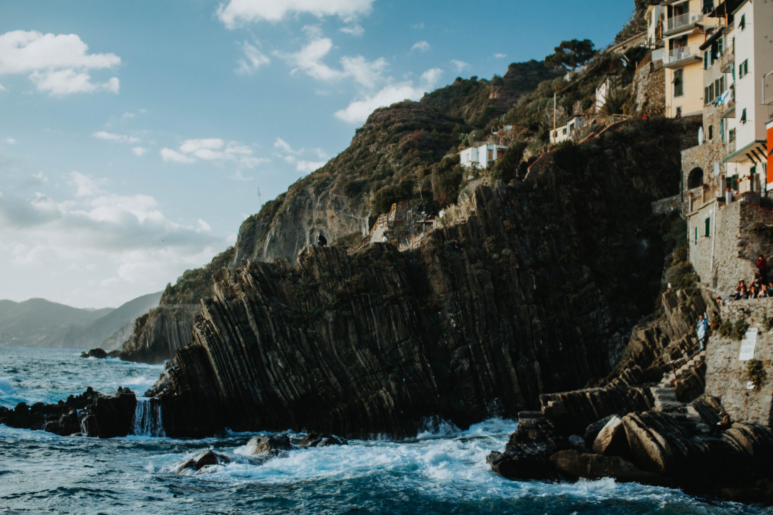 The coastal area of Riomaggiore