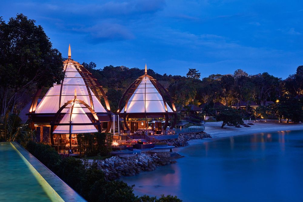Outdoor area at The Ritz Carlton in Langkawi