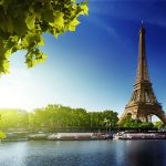 Romantic Paris along the Seine River