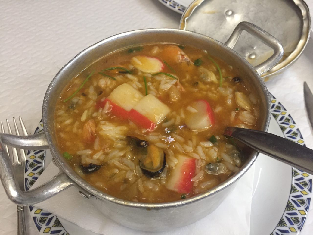 Portuguese seafood stew from Príncipe do Calhariz