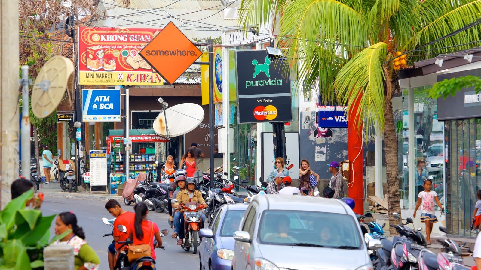 Streets in Seminyak, Bali
