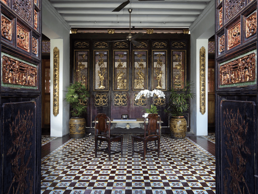 Dining area at Seven Terraces Hotel in Penang
