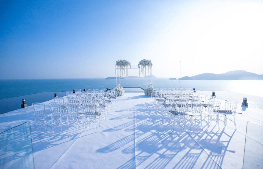 Wedding setting at Sri Panwa in Phuket