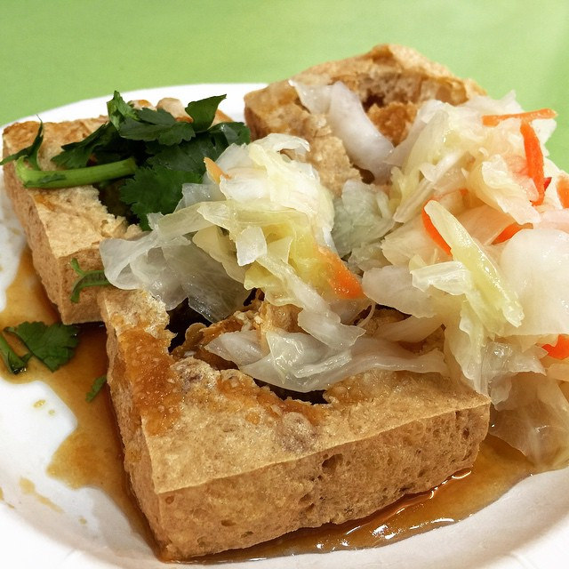 Stinky tofu in Taiwan