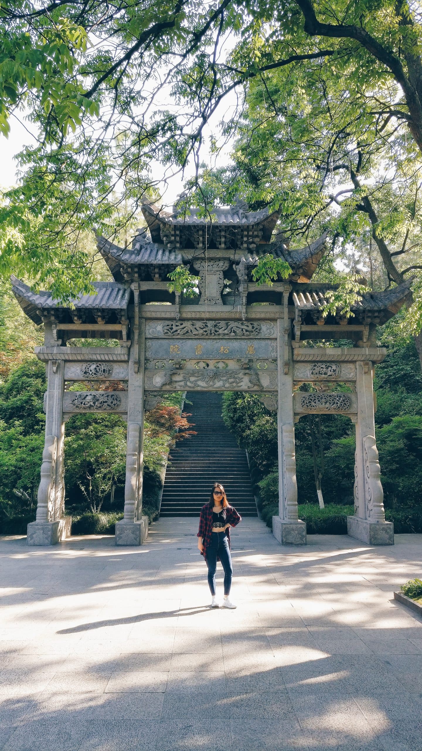 Wansong Academy temple entrance