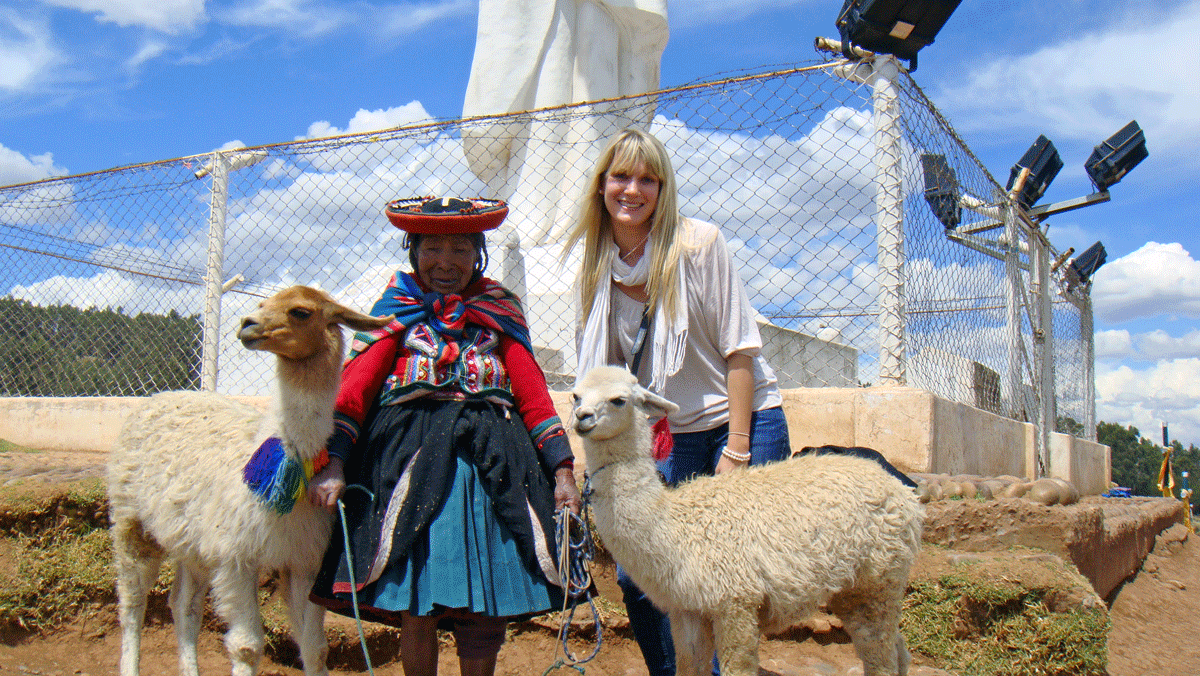 Llamas at Sacred Valley, Peru