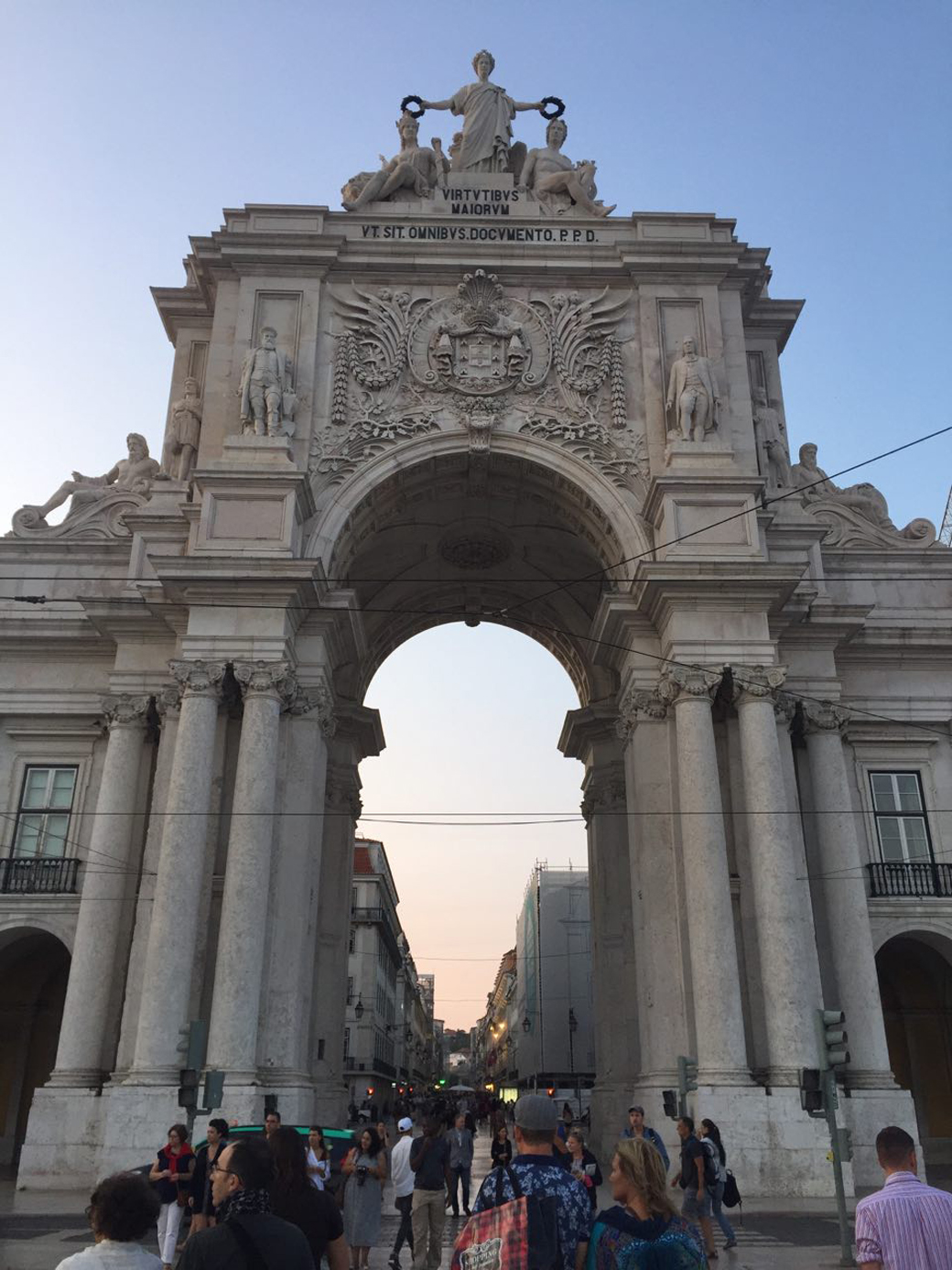 The triumphal arch in Lisbon