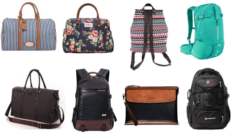 various-travel-bags