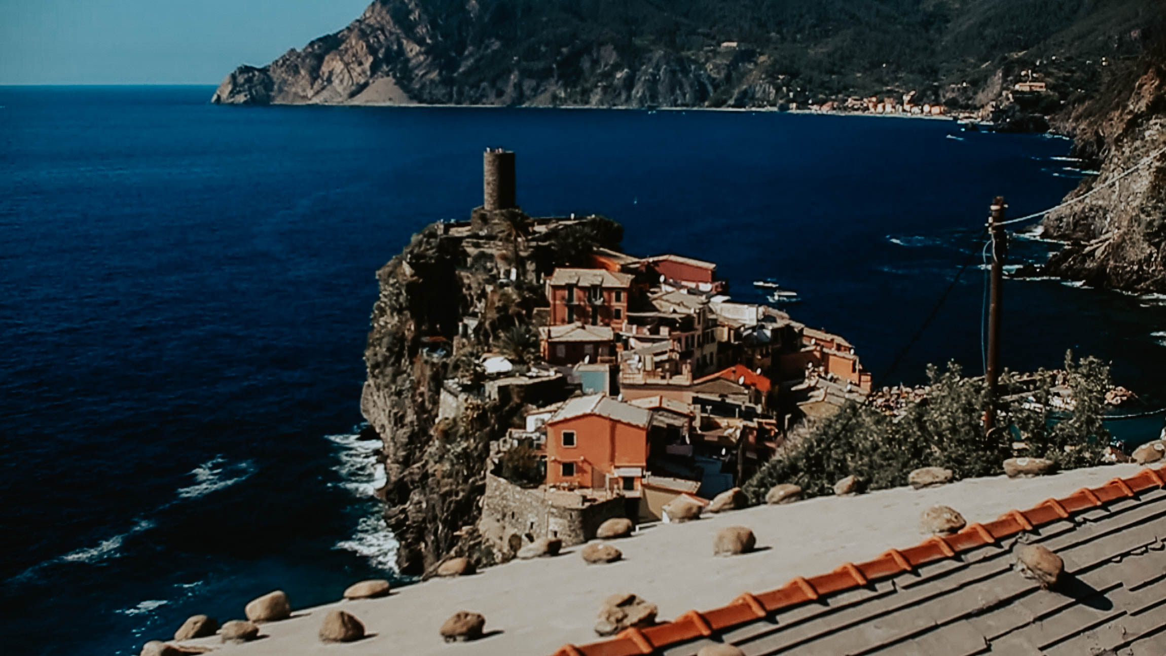 View of Vernazza when you hike out