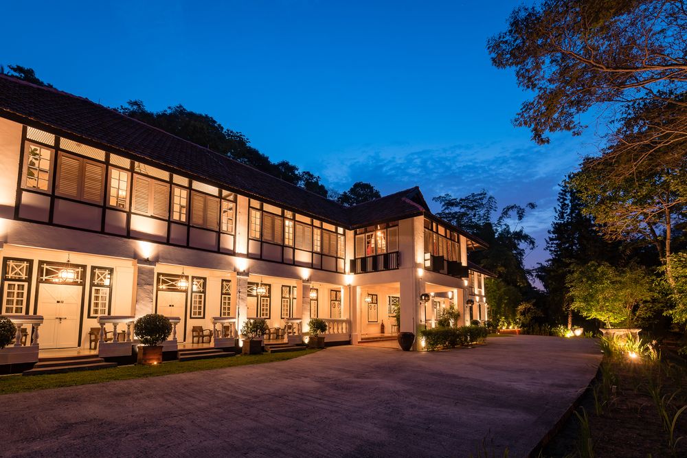 Exterior of Villa Samadhi in Singapore