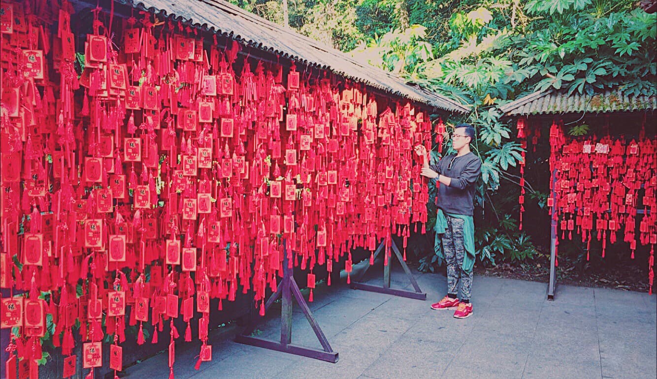 Wooden talisman in Hnagzhou