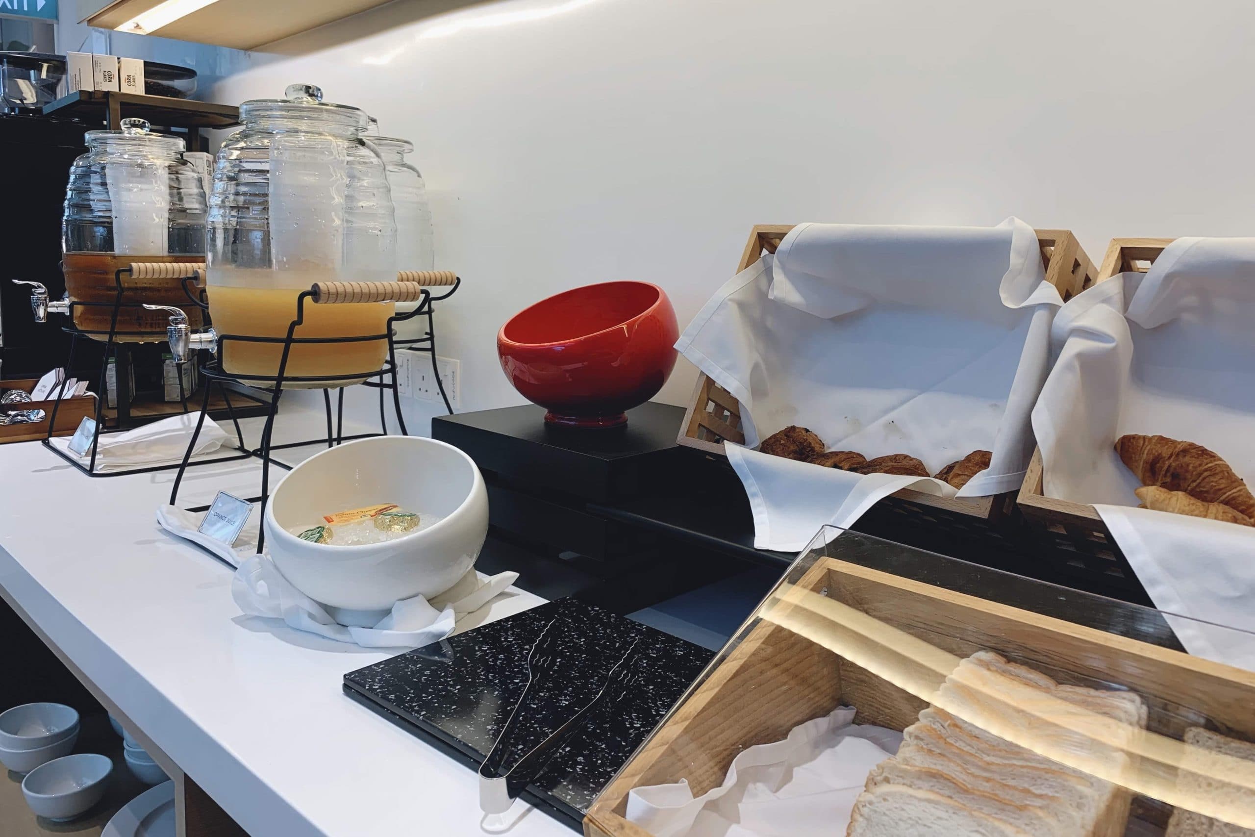 Breakfast buffet at YotelAir