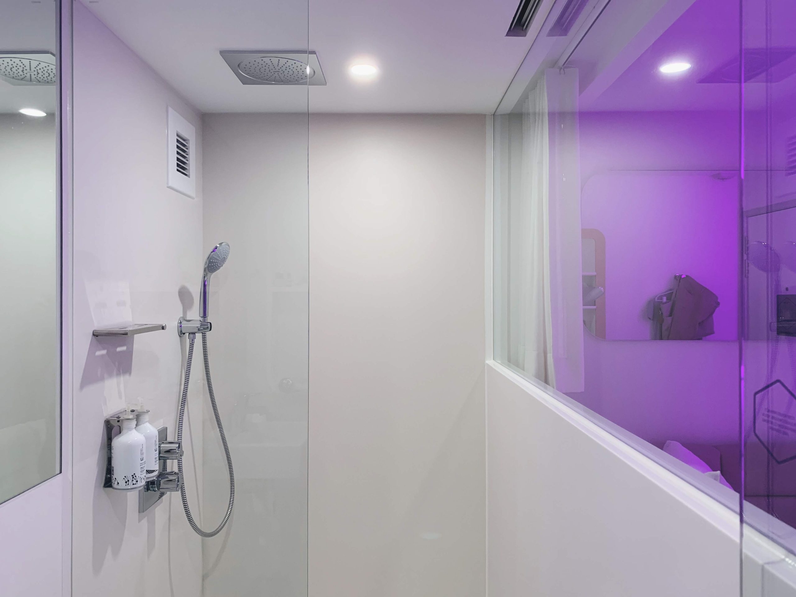 Bathroom at YotelAir room