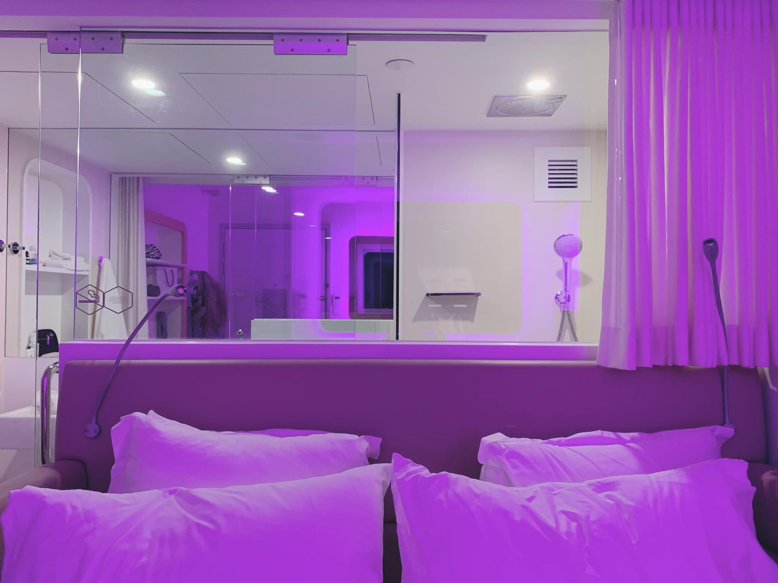 View of YotelAir room