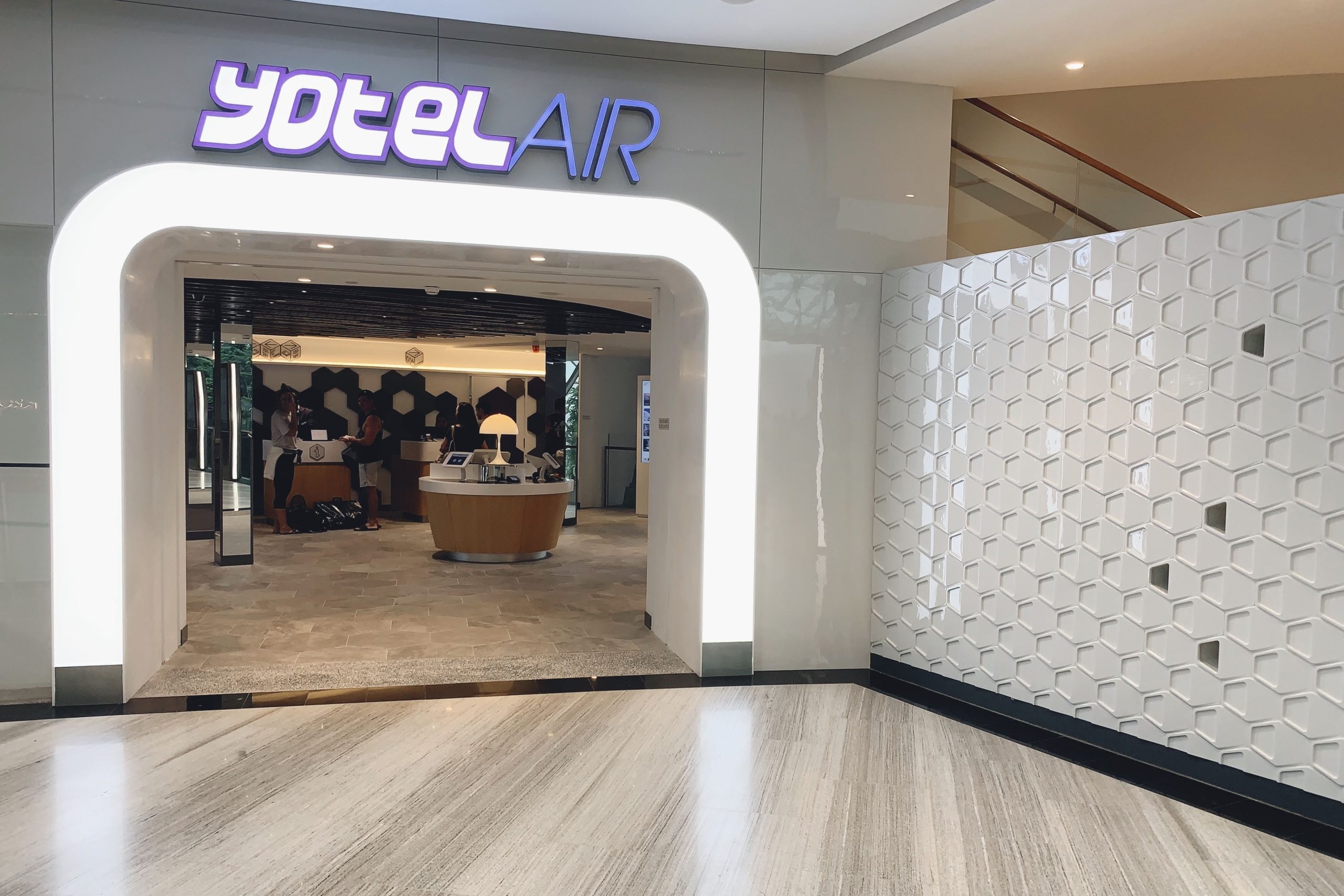 YotelAir hotel entrance