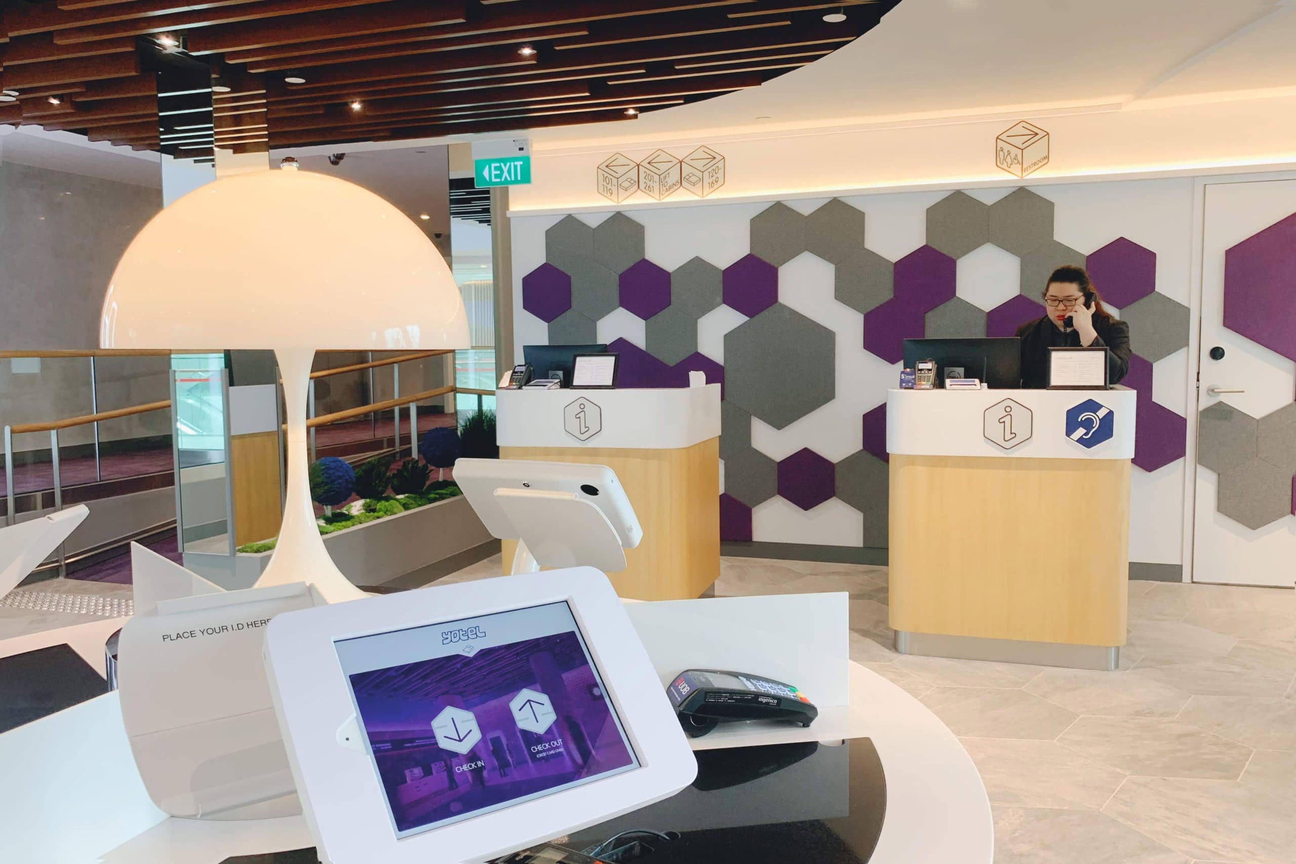 YotelAir lobby