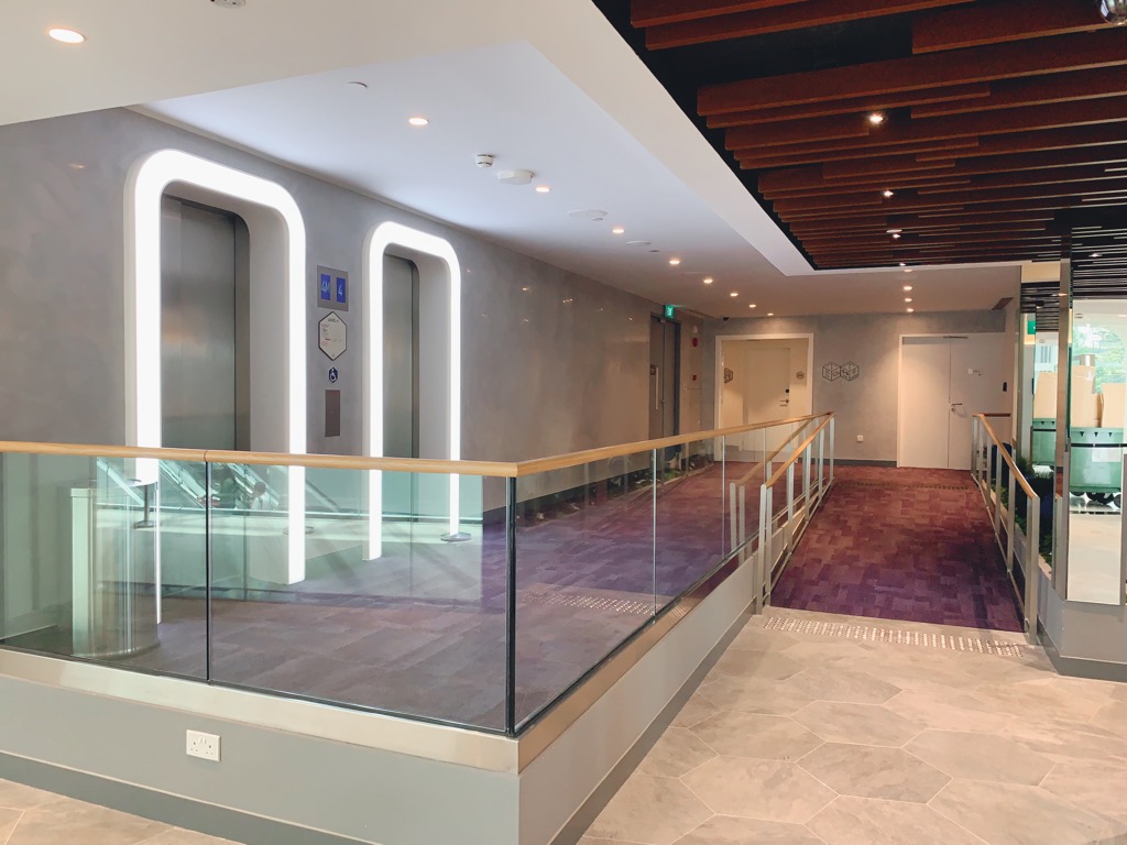 The second floor of YotelAir