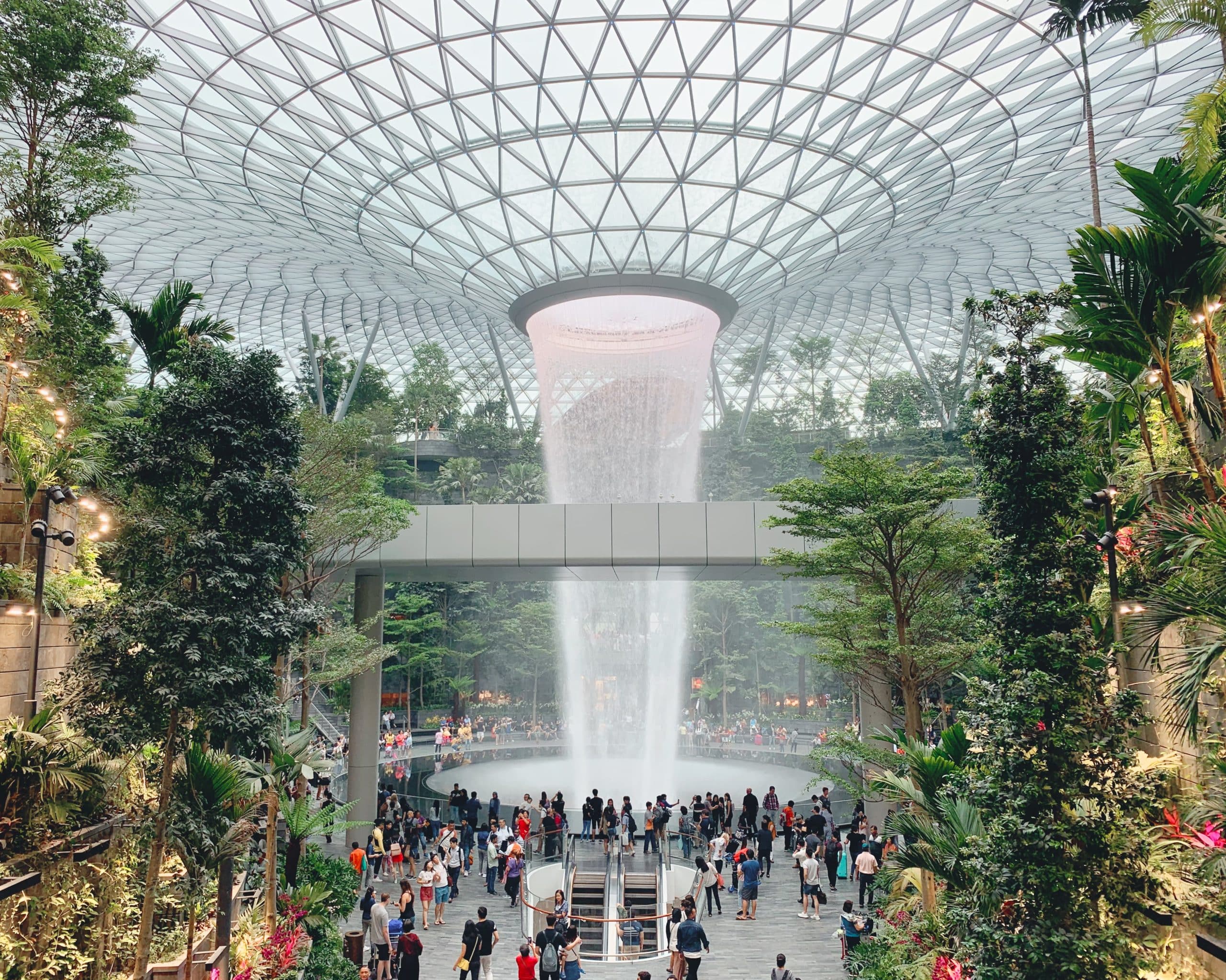 Yotelair Jewel Changi rain vortex