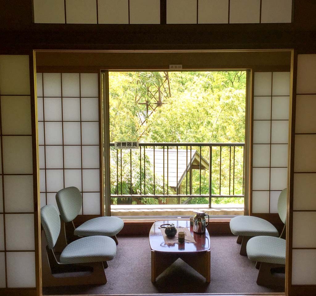 Sitting area, Hakone onsen