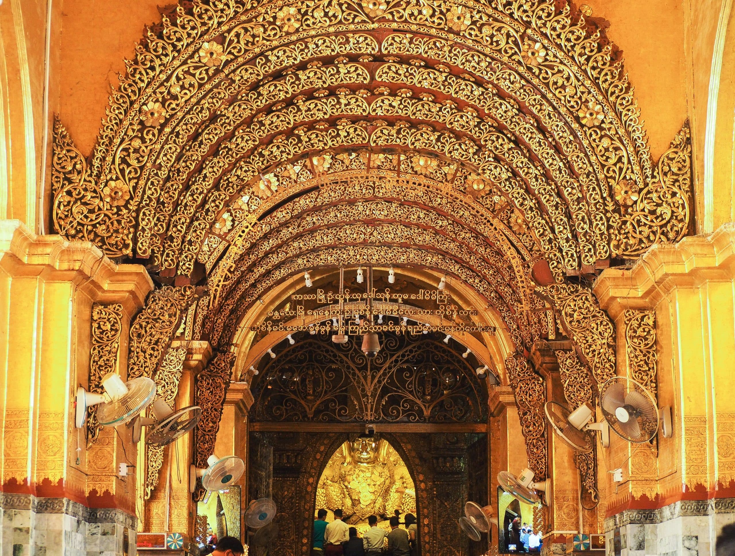 Mahamuni Pagoda in Mandalay