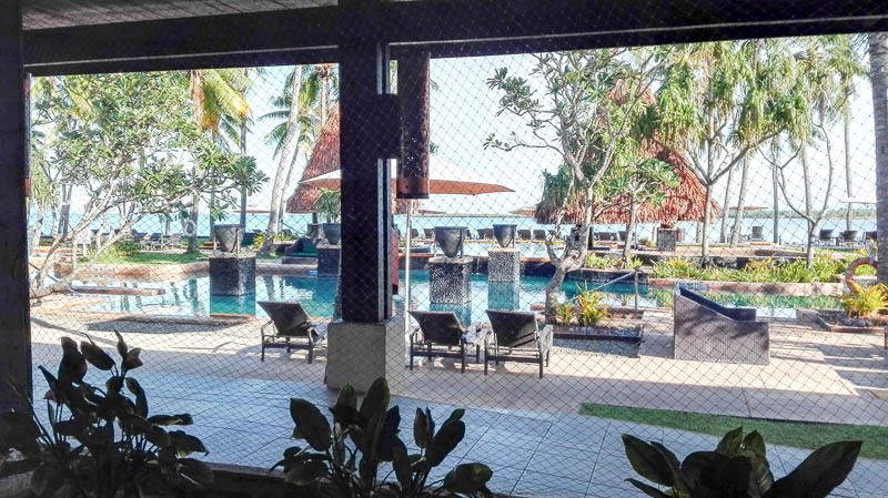 The Westin, Fiji, breakfast view