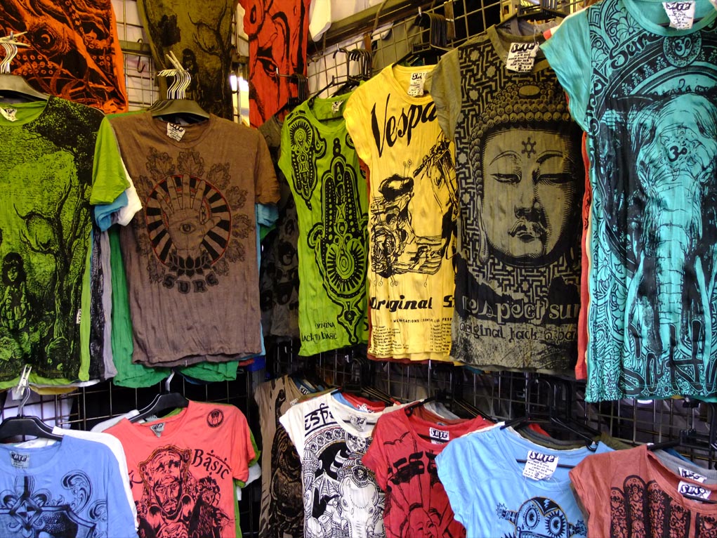 T-shirts at Camden Market, London