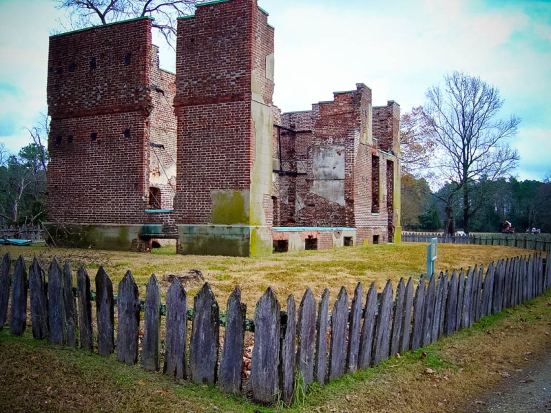 Pocahontas site in Jamestown