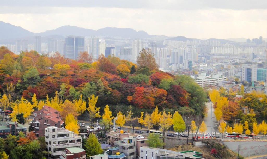 Seoul tower, Namsan in Autumn
