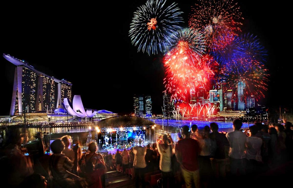New Years Eve, Marina Bay, Singapore
