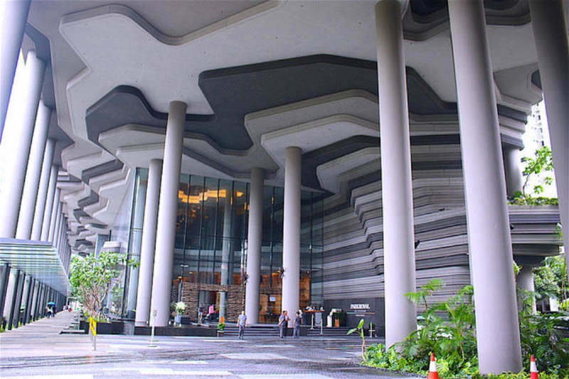 PARKROYAL on Pickering hotel exterior