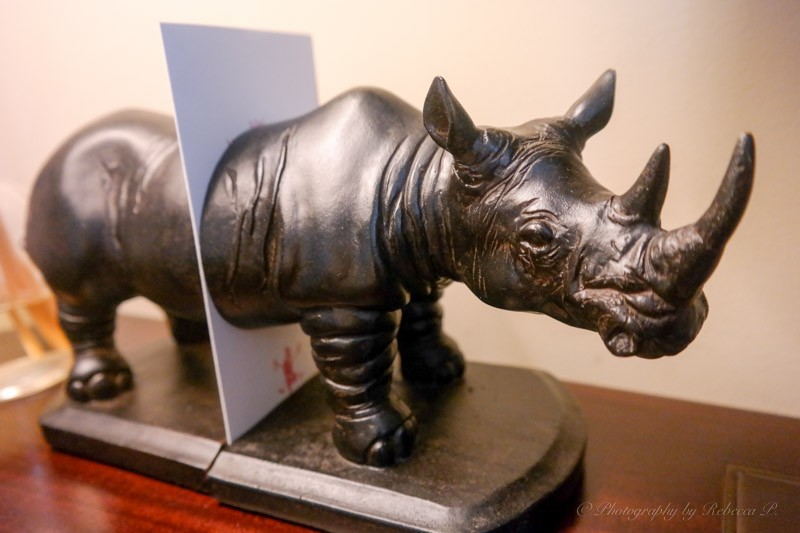 rhino-bookends